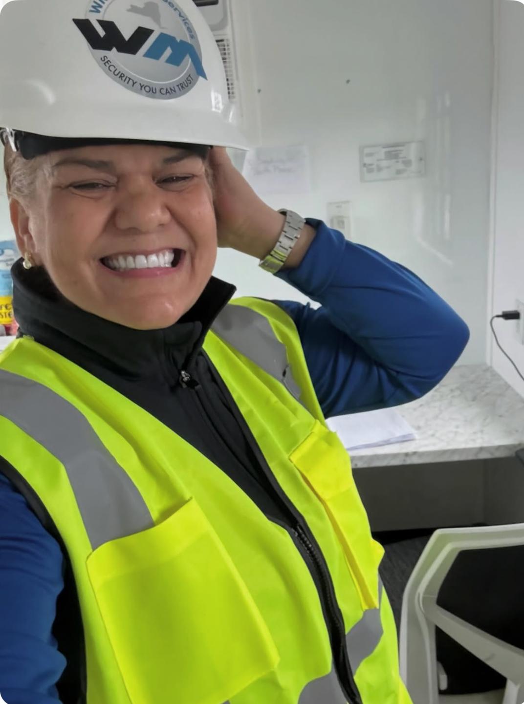 WM Security construction site representative